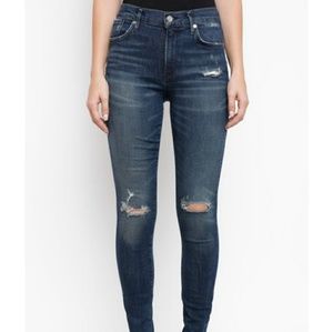 Agolde sophie distressed skinny jean